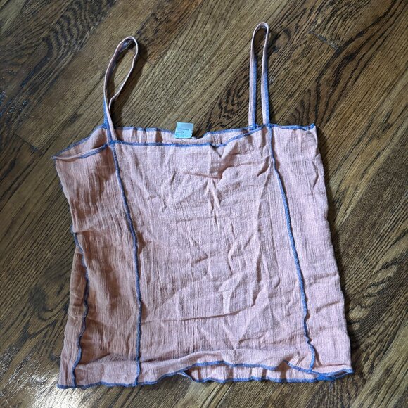 Linen Blend Tank - Picture 1 of 5
